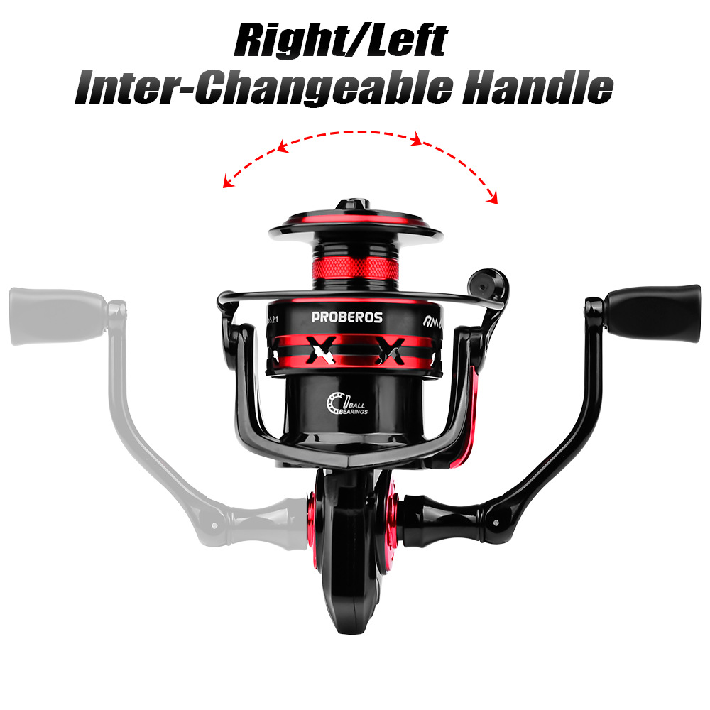 Spinning Reel 1BB 4-9kg Drag Fishing Reels 7 Spinning reel AM1000-6000 4