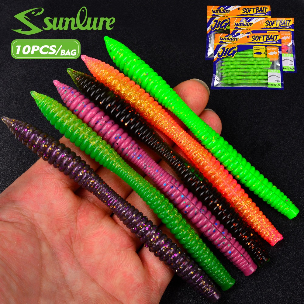 Tapered Tail Soft Lure Worm Soft Bait
